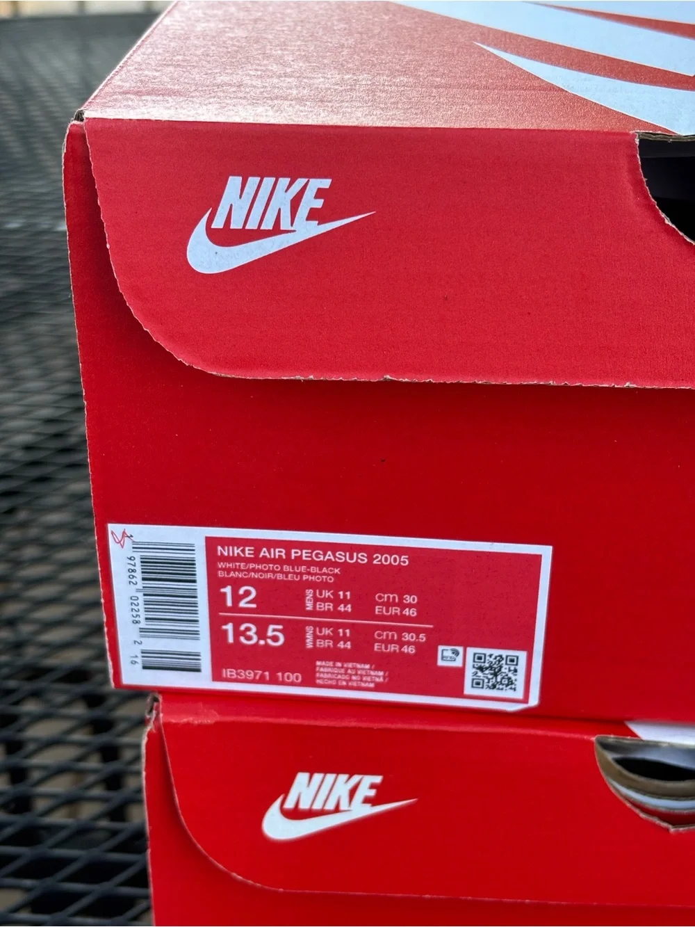 Nike Air Pegasus 2005 White Black Photo Blue Men’s Size 10 & 12 NEW | IB3971-100